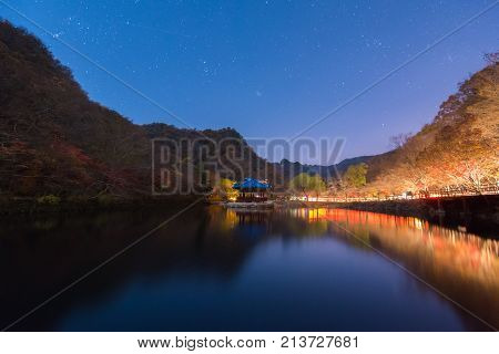 Autumn of Naejangsan National Park South Korea