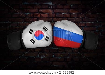 A Boxing Match Between The Usa And Russia