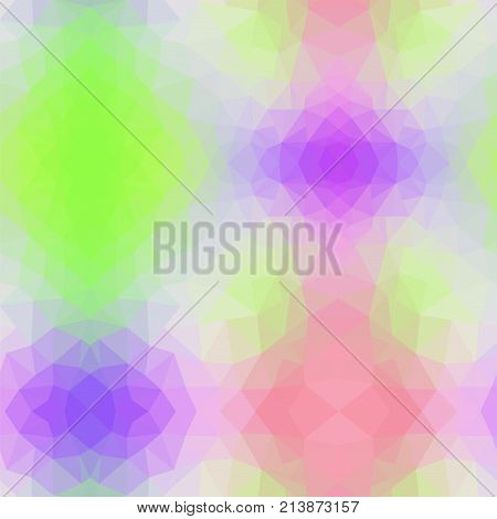 vector abstract irregular polygon background with a triangular in full color rainbow spectrum colors