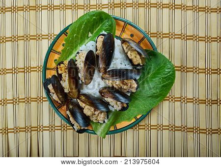 Turkish Midye Dolması