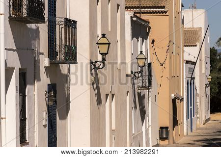 Detail Of Houses On The Island Of Tabarca