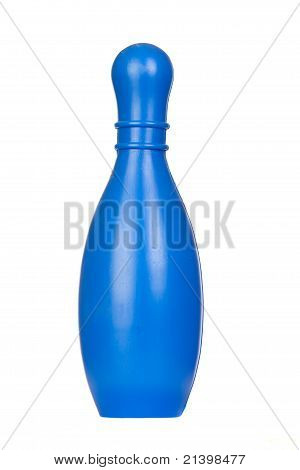 Bolo plástico azul