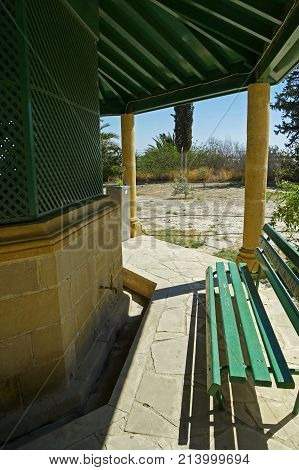 Hala Sultan Tekke Mosque near Larnaca, Cyprus.