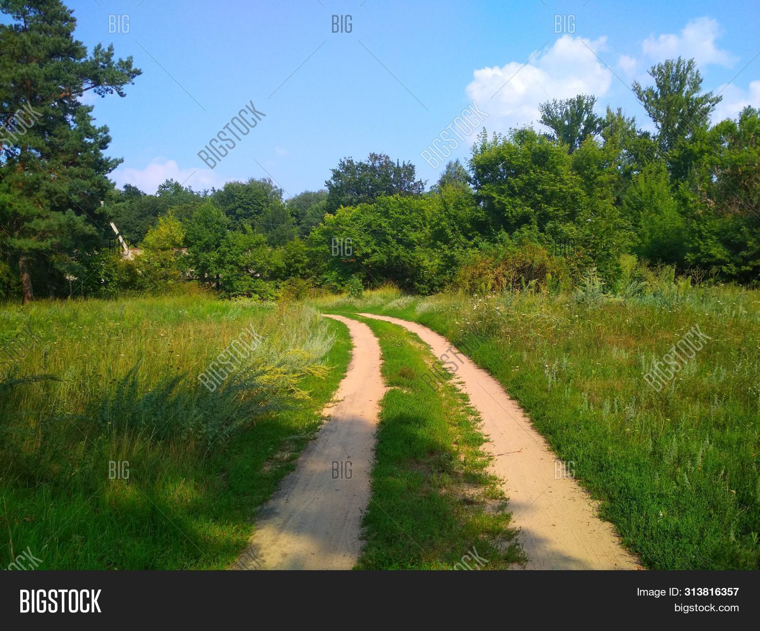 Narrow Road Through Image & Photo (Free Trial) Bigstock
