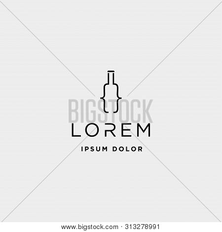 Beer Code Logo Design Bar Coding Simple Line