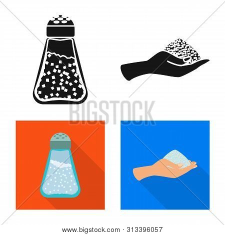 Vector Illustration Of Cooking And Sea Icon. Set Of Cooking And Baking Vector Icon For Stock.