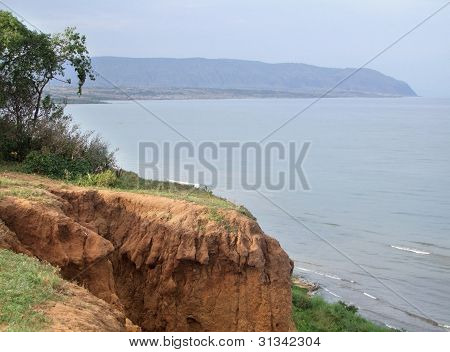 Waterside Scenery Around Lake Albert