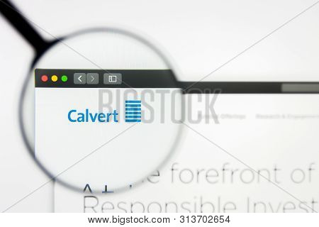 Richmond, Virginia, Usa - 26 July 2019: Illustrative Editorial Of Calvert Management Series Website 
