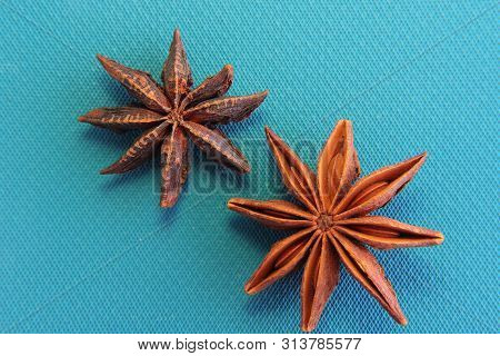 Star Anise (lat. Illicium Verum). Spice Badyan.