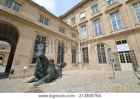 Paris France - May 22, 2019: Monnaie Money Museum Paris France
