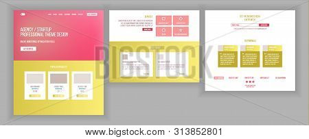 Website Template . Page Business Background. Landing Web Page. Web Design And Development. Cash Cont