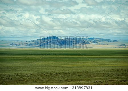 Mountain Plateau In The Area Zavkhan River