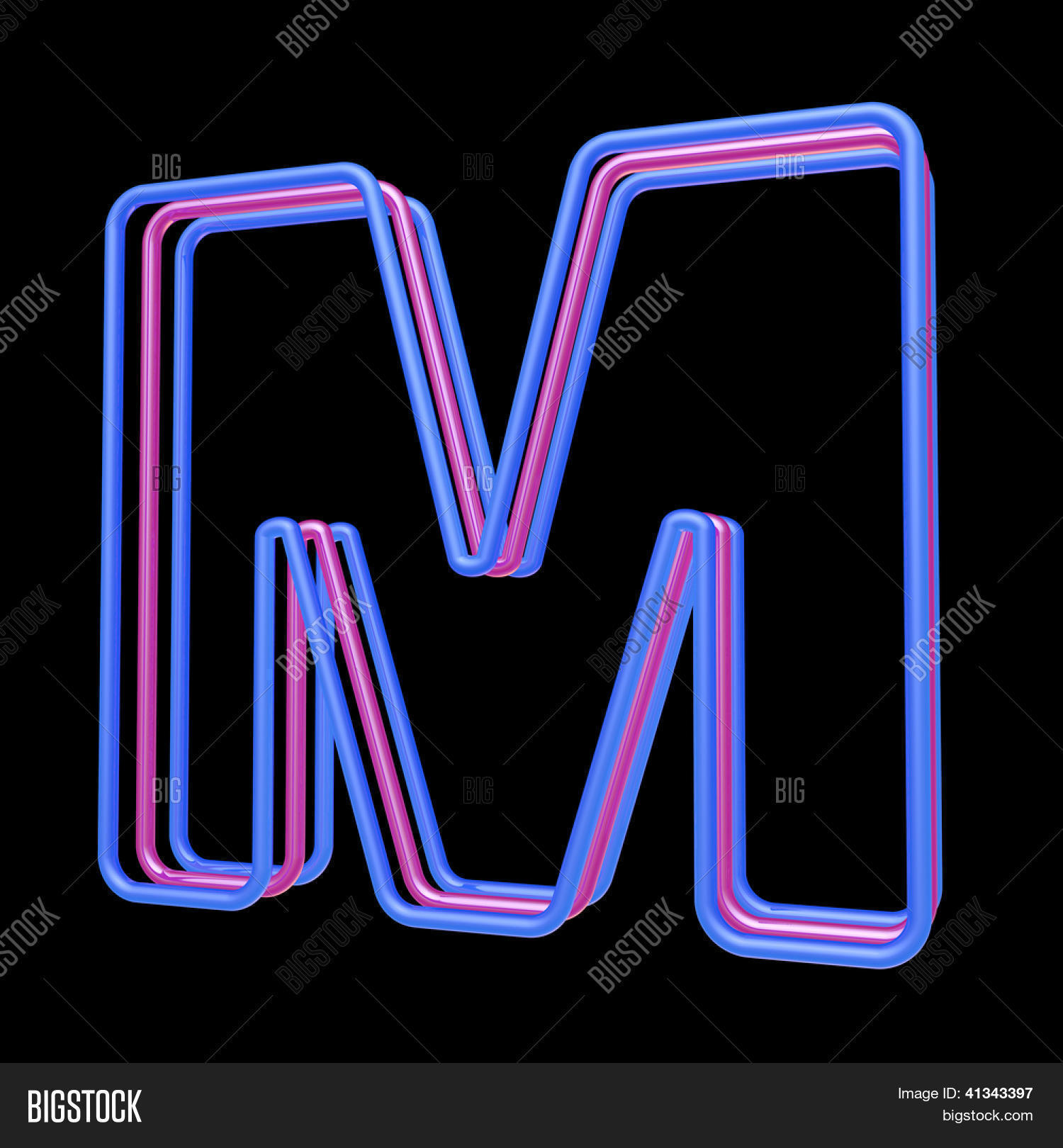 Imagen y foto Alfabeto De Neón (prueba gratis) Bigstock