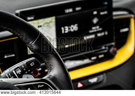 Moscow, Russia - January 10, 2021 Kia Xceed. Awd Hatchback Suv. New Kia Xceed Crossover Model Year 2