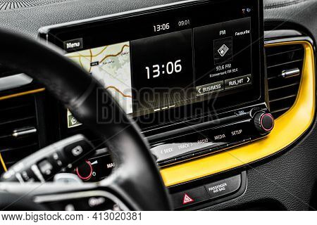 Moscow, Russia - January 10, 2021 Kia Xceed. Awd Hatchback Suv. New Kia Xceed Crossover Model Year 2