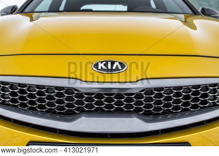 Moscow, Russia - January 10, 2021 Kia Xceed. Awd Hatchback Suv. New Kia Xceed Crossover Model Year 2