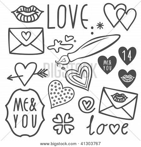 Simplegraylovedoodles.eps