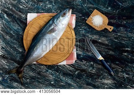 Amberjack Is A Jack Of The Genus Seriola. It Is Found In The Mediterranean Sea.