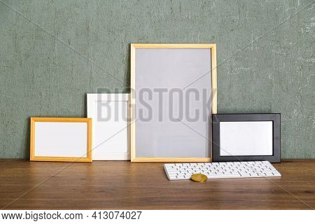 Crypto Art Concept. Blockchain Called Nfts. Digital Collectibles For Cryptocurrencies. Non-fungible