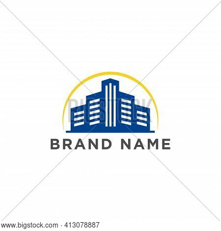 Sun City Office Logo Design Vector Elment