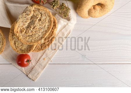 Classical Apulian Friselle Made In Puglia, Salento By Wholegrain Weat