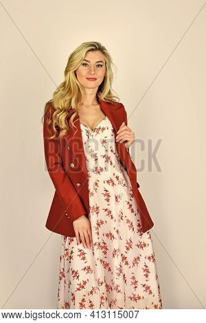 Country Style Summer Collection. Fashion Portrait Pretty Woman. Street Style Concept. Spring Fashion
