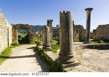 Unesco Heritage.
Extensive Complex Of Ruins Of The Roman City Volubilis - Of Ancient Capital City Of