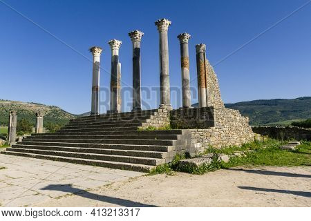 Unesco Heritage.
Extensive Complex Of Ruins Of The Roman City Volubilis - Of Ancient Capital City Of