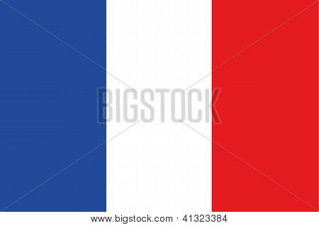 Illustrato il disegno della bandiera della Francia