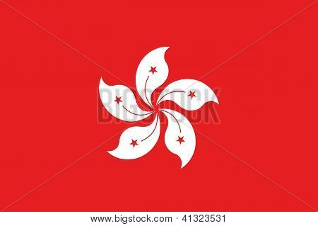 Illustrato il disegno della bandiera di Hong Kong