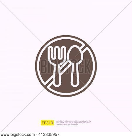 Prohibition Drink During Fasting Silhouette Glyph Solid Icon For Muslim And Ramadan Theme Concept. V