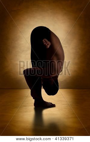 Ardha พระ Padmottanasana