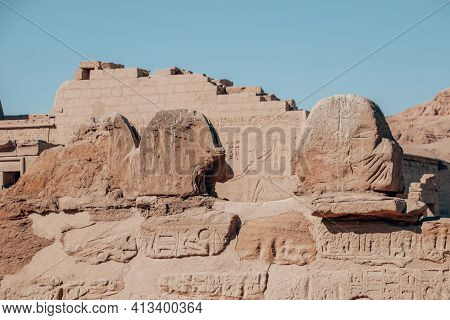 Ruins Of The Egyptian Karnak Temple, The Largest Open-air Museum In Luxor.