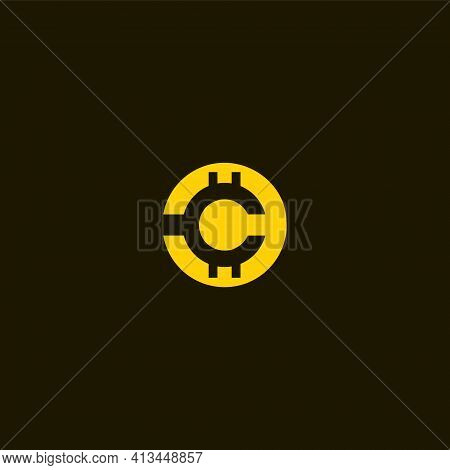 Logo In The Form Of Electronic Currency..good For Trader, Mining, Etc.