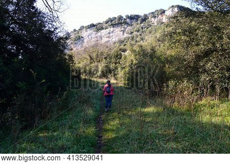 View Of Badde Olia Valley, Sassari, Sardinia