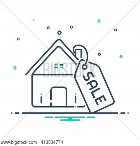 Mix Icon For Real-estate-sale Real Estate Sale Property