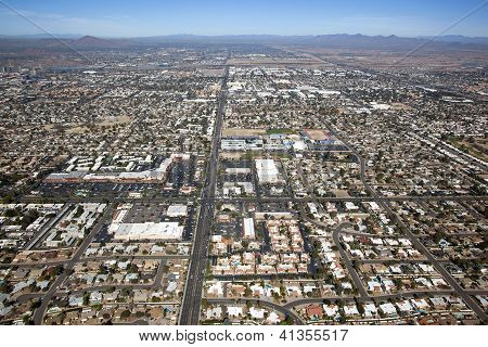 Tempe Skyline von SÃ¼den und Mcclintock