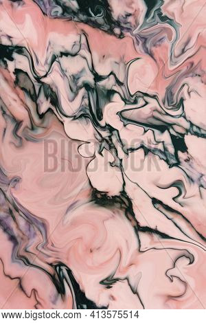 Abstract Prints. Texture With Marble Pattern As Background. Abstract Picture, Colorful Natural Stone