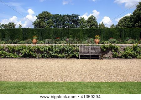 vue de sentier de gravier