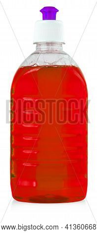 Cleaning Equipment Bottle Isolated On A White Background