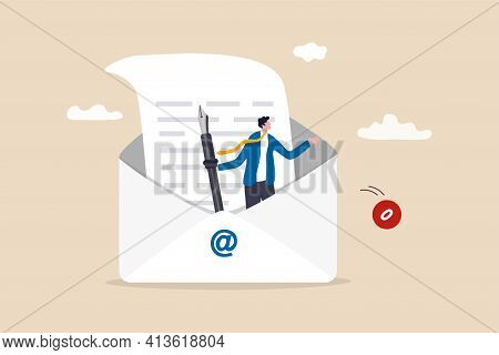 Writing Email Like Professional, Email Communication For Best Business Negotiation, Storytelling Or 