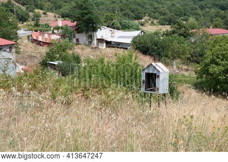 Traditional Greek small wayside church or chapel called Kandilakia    