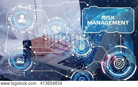 Risk Management And Assessment For Business Investment Concept. Business, Technology, Internet And N