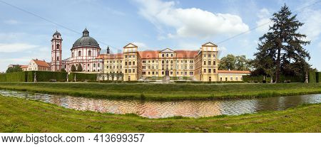 Jaromerice Nad Rokytnou Baroque And Renaissance Palace From 18th Century, South Moravia,  Czech Repu