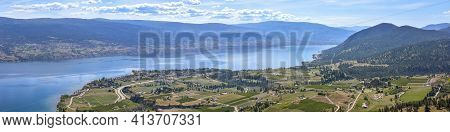 View Of Summerland, Bc Overlooking Trout Creek