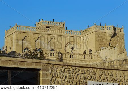 Midyat, Turkey - October 11, 2020: This Is A Fragment Of One Of The Houses In The Arabian Style, Typ