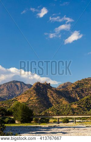 Castello Ruffo di Amendolea runs near Condofuri, Calabria region, Italy