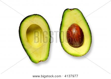 Mitades de aguacates