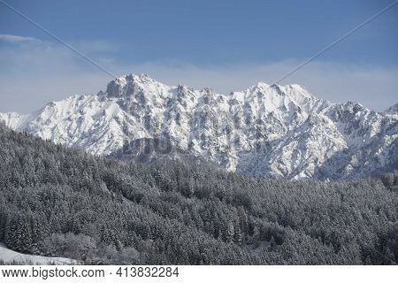 The Haller Mauern Mountain Near Admont In Austria