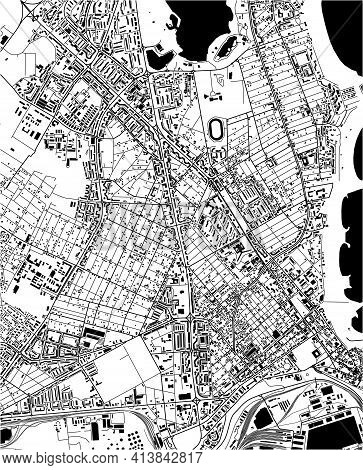 Map Of The City Of Constanta, Romania